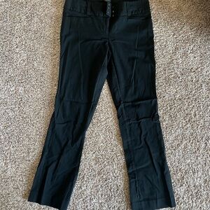 The Limited Black Stretch Straight Leg Dress Pants